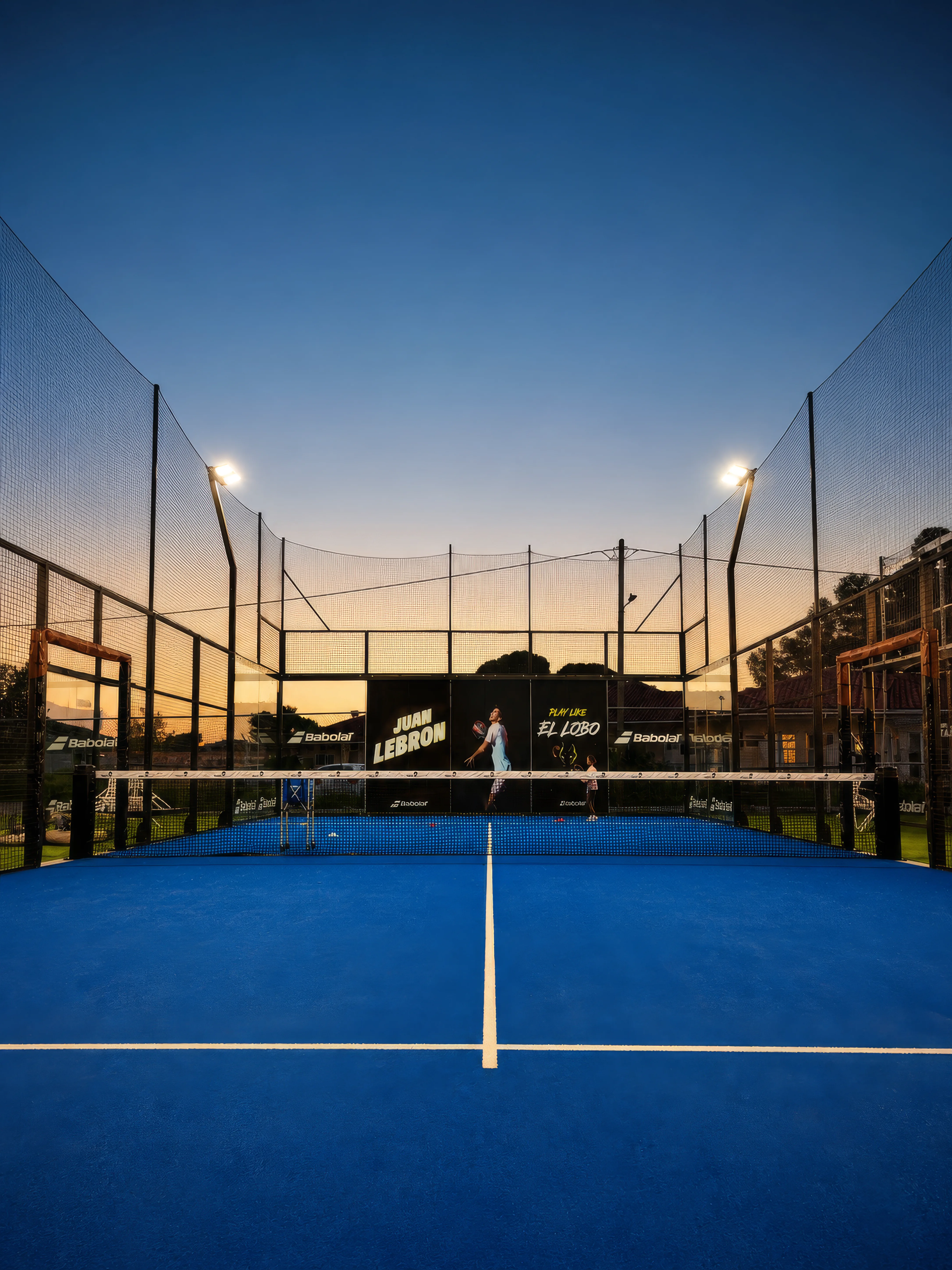 Outdoor Padel Sunset